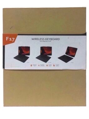 F17 Wireless Black Keyboard for iPad Pro 12.9 (NWT)